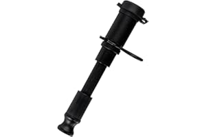 BulletProof Hitches - 5/8" Trailer Hitch Locking Pin - Universal Fit, Stainless Steel, Weather Resistant Rubber Cap - Black, 1 Pack