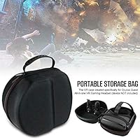 Weoto VR Gaming Headset Storage Box Travel Case, Portable Hard Carrying Case for Oculus Quest Gaming Headset Controllers