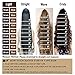 18 inch Platinum Blonde Tape in Hair Extensions Human Hair 100% Straight Highlight Remy Hair Skin Weft Seamless 20pcs/30g+10pcs Double Sided Tapes #60