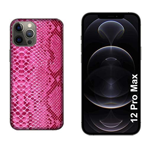 51m1%2BDtZkrL Funda Carcasa Compatible con Apple iPhone 12 Pro MAX Fondo de Serpiente pitón Rosa Fucsia/Imprimir también en los Lados… Funda Carcasa Compatible con Apple iPhone 12 Pro MAX Fondo de Serpiente pitón Rosa Fucsia/Imprimir también en los Lados… - Imagen 3