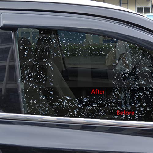 Huilier 2Pcs Car Side Window Protective Film Anti Fog Membrane Anti-Glare Waterproof Rainproof Car Sticker