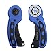 Rotary Cutter 45mm, P.LOTOR Comfort Handle Quilting Tools with 5 Replacement Pinking Rotary Blades
