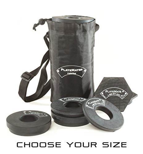 PlateMate Magnetic MicroLoading Weight Plate w/ Bag | Add-on Weights | Select: 5/8 lb. Hex, 1.25 lb. Donut, 1.25 lb. Hex or 2.5 lb. Donut | Heavy-Duty bag with shoulder strap INCLUDED | Sold as Pairs