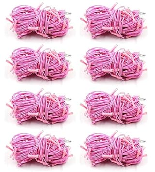 RA Trade Company 11 Meter Still Led Ladi Christmas String Light for Festive Decorations, Diwali and Christmas Lighting (Pink, Pack of 8)