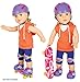 Click N' Play Doll Skateboard Set and Accessories, Perfect For 18 Inch Dolls