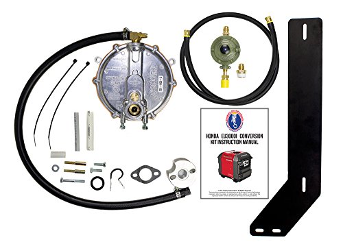 Honda Eu3000iS Generator Propane/Natural Gas Conversion Kit with Propane Connection Hose and Regulator. Complete Kit for Propane Use