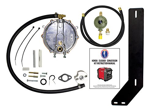 Honda Eu3000iS Generator Propane / Natural Gas Conversion Kit with Propane Connection Hose and Regulator. Complete Kit for Propane Use