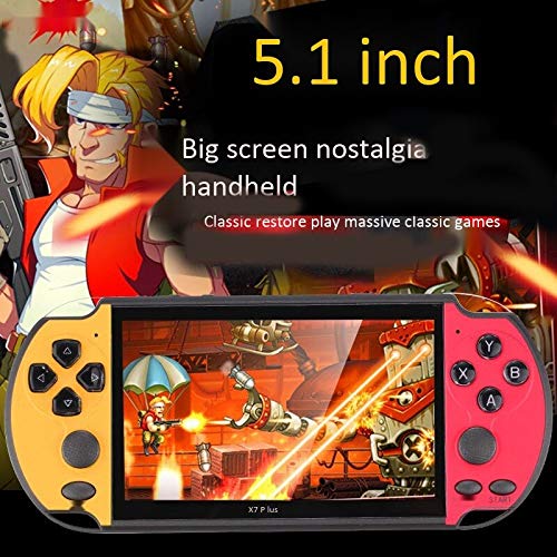Womdee Handheld Game Console with Built in 200 Games,5inch Double Joystick Classic Arcade Retro Game Player Support Download Games,8GB Portable Video Games Player for Kids Birthday Gifts Presents