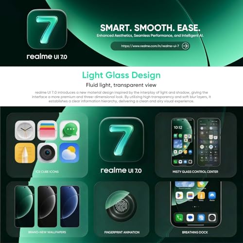 realme 16 Pro+ 5G Smartphone 8GB + 256GB, 200MP LumaColor Camera + 50MP, Mobile Phone with Snapdragon® 7 Gen 4 Processor, 7000mAh Battery and 80W Charging, 6.8" 144Hz AMOLED Screen, Grey