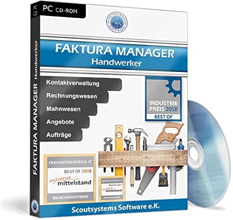 Faktura Manager Handwerker Software - Rechnungen, Angebote, Kunden