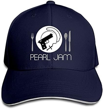 Pearl Jam Rock Music Rock And Roll Sandwich Cap Trucker Tats Style Navy
