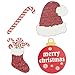 Juvale 30-Pack of Hanging Christmas Decorations - Festive Xmas Swirl Decorations, Winter Wonderland Party Decor, Assorted Designs and Colors