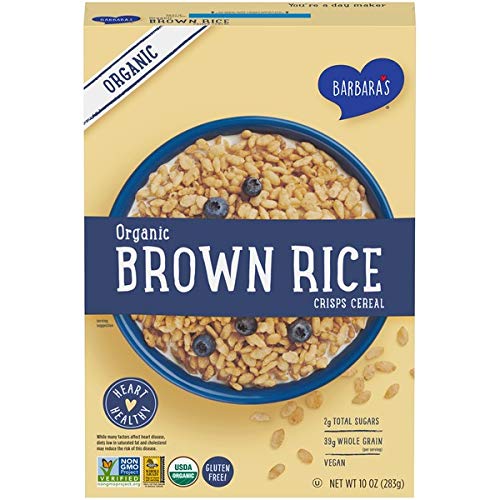 Barbara's Bakery Brown Rice Crisps Cereal 10 oz. (Pack of 6)