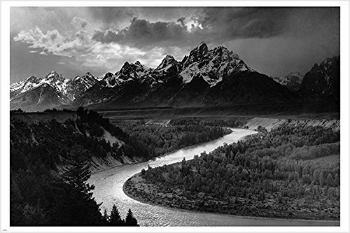 ANSEL ADAMS tetons and the snake river VINTAGE PHOTO POSTER gorgeous 24X36