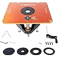 Router Lift Systems for 4.2" Diameter Motors, 9-1/4'' x 11-3/4'' Plate 5-Piece Insert Ring Kit
