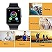 Cindy MSRM Smart Watch 1.54 Inch Support Android 4.2 or abouve and iPhone5s/6/6s/7/7s Remote Camera and Anti Lost (Black)