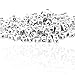 Quefe 800pcs Letter Beads Alphabet Beads with 1 Roll Elastic Crystal String Cord for Jewelry Making for Kids DIY Bracelets, Necklaces(6mm)