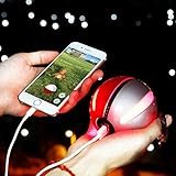 Pokemon GO Power Bank 10000mAh External Battery Charger, Sunmy Ultra Compact Portable Battery Pack With LED Light For for iPhone 7 6 plus Samsung Galaxy smart phone Multicolor