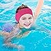 Blulu Swimming Headband Ear Headband Silicone Earplugs Nose Clip Plugs Ear Nose Protector Swimming Sets (Hot Pink, M Size)
