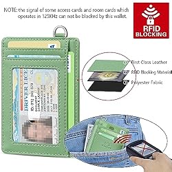 FurArt Slim Minimalist Wallet, Front Pocket