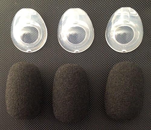 Set Small OEM EarGels MiniGels and Wind Socks for Jabra Wave Bluetooth and Wired BT500V BT500 BT250V BT250 BT200 Bluetooth Headset Ear Buds Gels Stabilizers Eargels Earbuds Eartips Earstabilizers Replacement