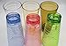 Acrylic Tumblers Break-Resistant/Premium Quality Cup/BPA Free Plastic GLASSES/Set of Six 22oz, Assorted Colors For Water, Iced Tea, Cocktail, Beer, Hot/Cold Beverages
