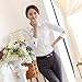 Soly Tech New Women Office Lady OL T-Shirt Working Business Nursing Career Tops Blouse White