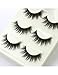 3D False Eyelashes Extensions 3 Pairs Long Lashes Strip with Volume for Women's Makeup Handmade Soft Fake Eyelash …