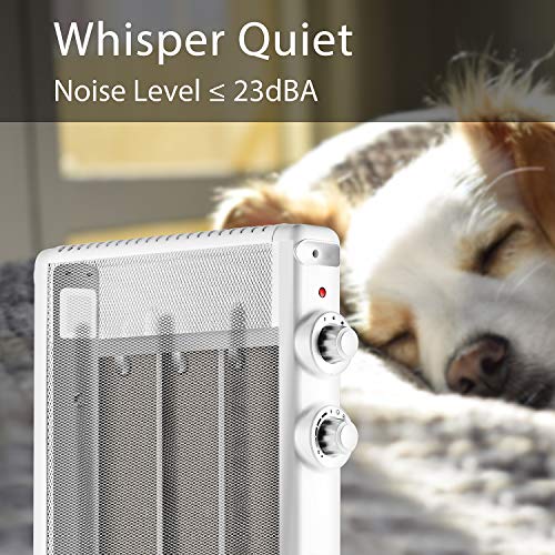 TURBRO Arcade HR1015 Electric Mica Heater 1500W, ETL & CA Prop 65