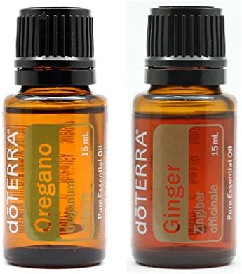 doTERRA Essential Oil New Package (100% authentic) - doTERRA Oregano 15ml and doTERRA Ginger 15ml + Free Expedited shipping