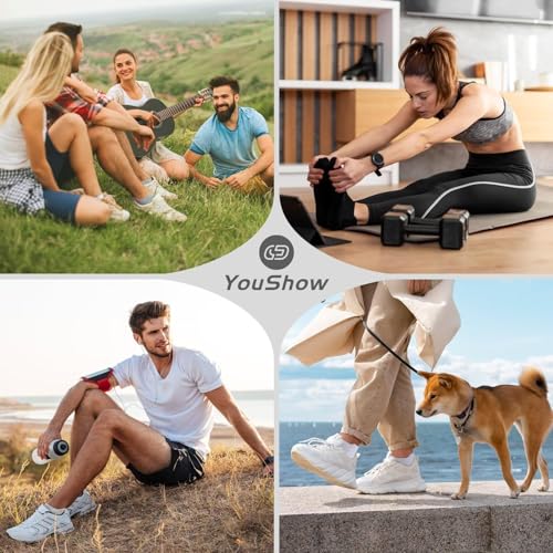 YouShow Cotton Trainer Socks 10 Pairs, Ankle Socks for Men and Women Sports Socks Non Slip Running Socks Anti Blister