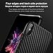 HOCO Case Fit IPhone X 0.5mm Ultra Thin 6g Lightweight Carbon Fiber Pattern Soft TPU Cell Phone Cover Shockproof Dustproof Shock Absorbing Bumper and Anti-Scratch Anti-Slip (Black)