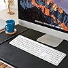 iClever-Wireless-Keyboard-Rechargeable-Wireless-Keyboard-Ergonomic-Full-Size-Design-with-Number-Pad-24G-Stable-Connection-Slim-White-Keyboard-for-Windows-Mac-OS-Computer iClever 2.4G Wireless Keyboard - Rechargeable Wireless Keyboard Full Size Design with Number Pad, 2.4G Stable Connection…