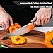 Professional Chef Knife 8 inch - Japanese Stainless Steel – Sharp Blade and Rust-Free Chopping Knife - Pakka Handle – Kitchen Knife and Odor Removing Soap - with Premium Gift Box
