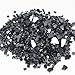 CYS EXCEL Black Reflective Fire Pit Glass (10 LBS, Approx. 1 SQ. FT.) | Multiple Color Choices Fireplace Tempered Glass Rock Crystals | Decorative Landscaping Glass Pebble Stones