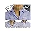 THE ORIGINAL Adjustable Metal Shirt Collar Support. Size 26 Black. Men and Women