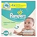 Pampers Natural Clean Unscented Water Baby Wipes 7X Pop-Top Packs, 448 Count