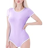 Landofgenie Onesie for Women Basic Adult Bodysuit Pajamas Solid Color Romper for Sleepwear Going Out