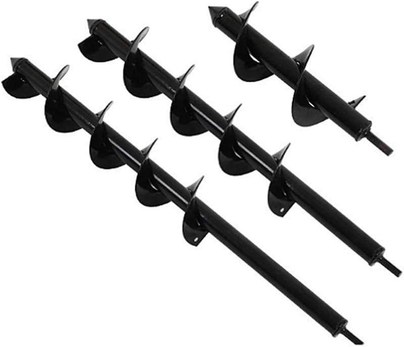 Molinter Garden Auger Drill 4cm x 22cm, Steel Hole Excavator Tool