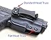 Black Chicago Screw - Thru Hole Binding Post Kit 1/8, 1/4, 3/8, 1/2 Inch Machine Screw Fasteners + Rubber Washers, QuickClipPro Kydex Leather Holster Sheath (1/4