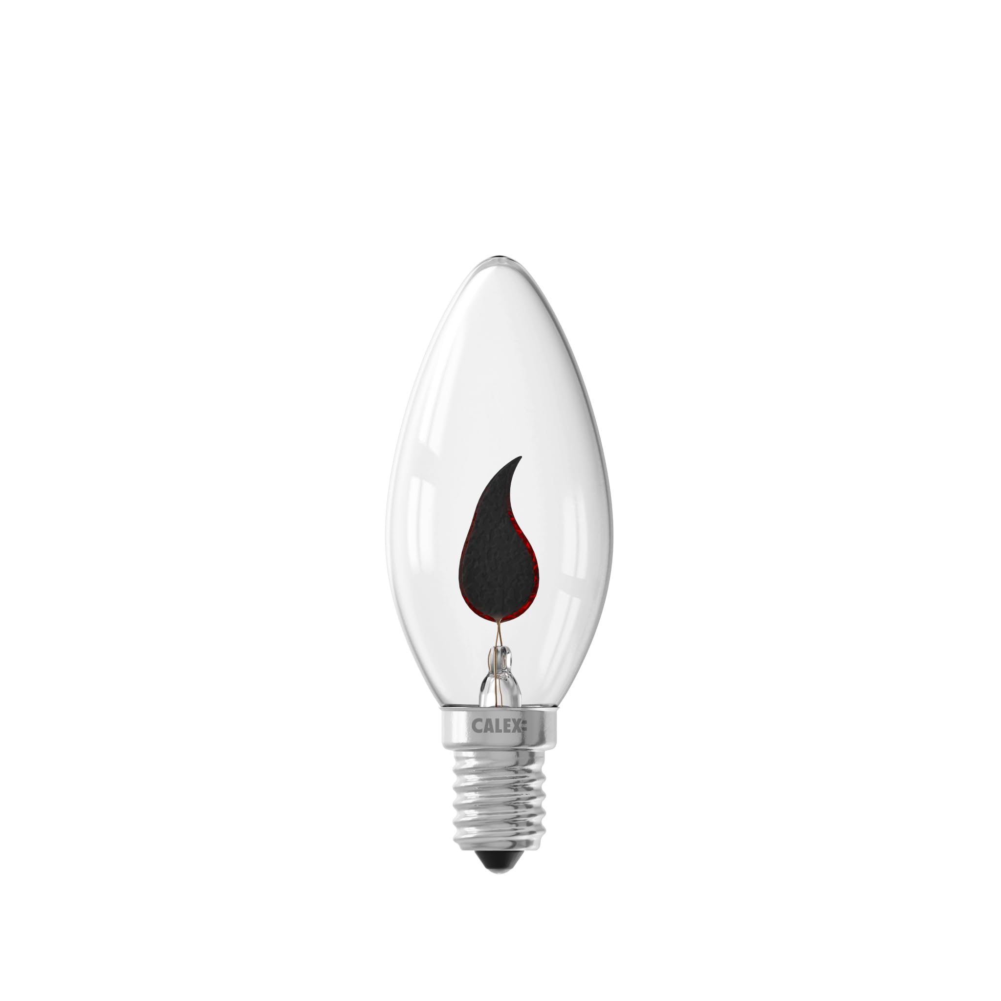 Calex Candle Bulb with Clear Flame 3W E14