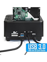 Kingwin 2 Bay USB 3.0 EZ Dock para 2.5 inch y 3.5 inch con Clone