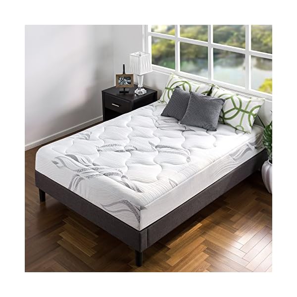 ZINUS 10 Inch Cloud Memory Foam Mattress, Full, Fiberglass Free