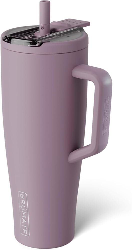 BrüMate Era Flip 40oz Tumbler with Covered Flip Down Straw | 100% Leakproof Insulated Tumbler | Made of Stainless Steel | Cup