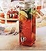 Circleware Tall Square Yorkshire Mason Beverage Dispenser with Glass Lid Glassware for Water, Iced Tea Kombucha, Punch and All Type of Cold Drinks, 80 Ounce