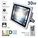 eTopLighting RGB LED Flood Changing Light, Outdoor Waterproof Remote Control Flood W/Cord and Plug APL1193, 30 Watt