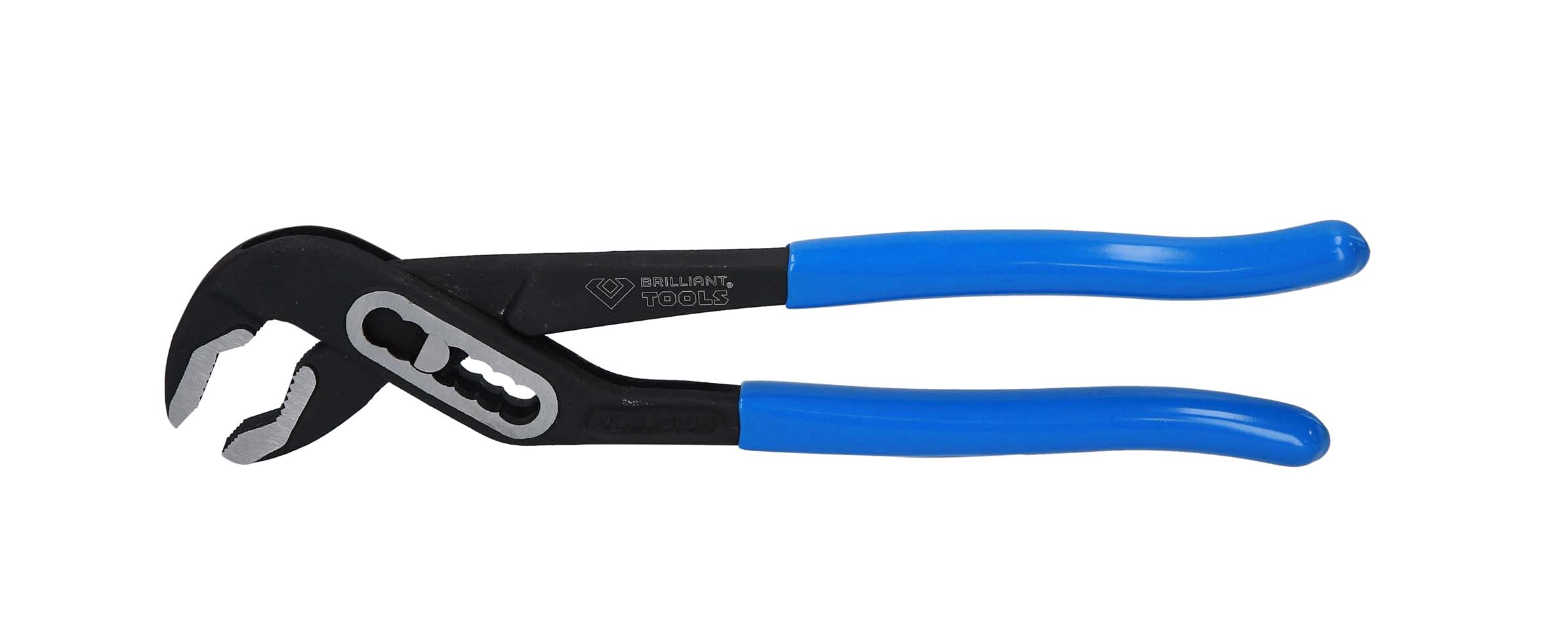 BRILLIANT TOOLS BT064911 Water Pump Pliers 7 Inch with Dip Insulated Handle, 175 mm [Powered by KS Tools]