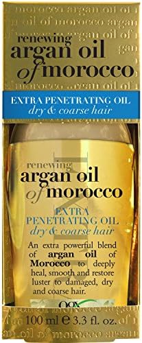 Aceite de Argan Tratamiento Regenerador Del Cabello 100% En Pureza! Tratamiento Profesional Avanzado Crece, Fortalece, Hidrata y Suaviza El Pelo. Frasco 3.3 Oz.