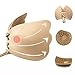 Self Adhesive Bra, Silicone Push Up Strapless Bras, Backless Reusable Invisible Drawstring Bra by Comfy Vicky (A Cup, Beige)