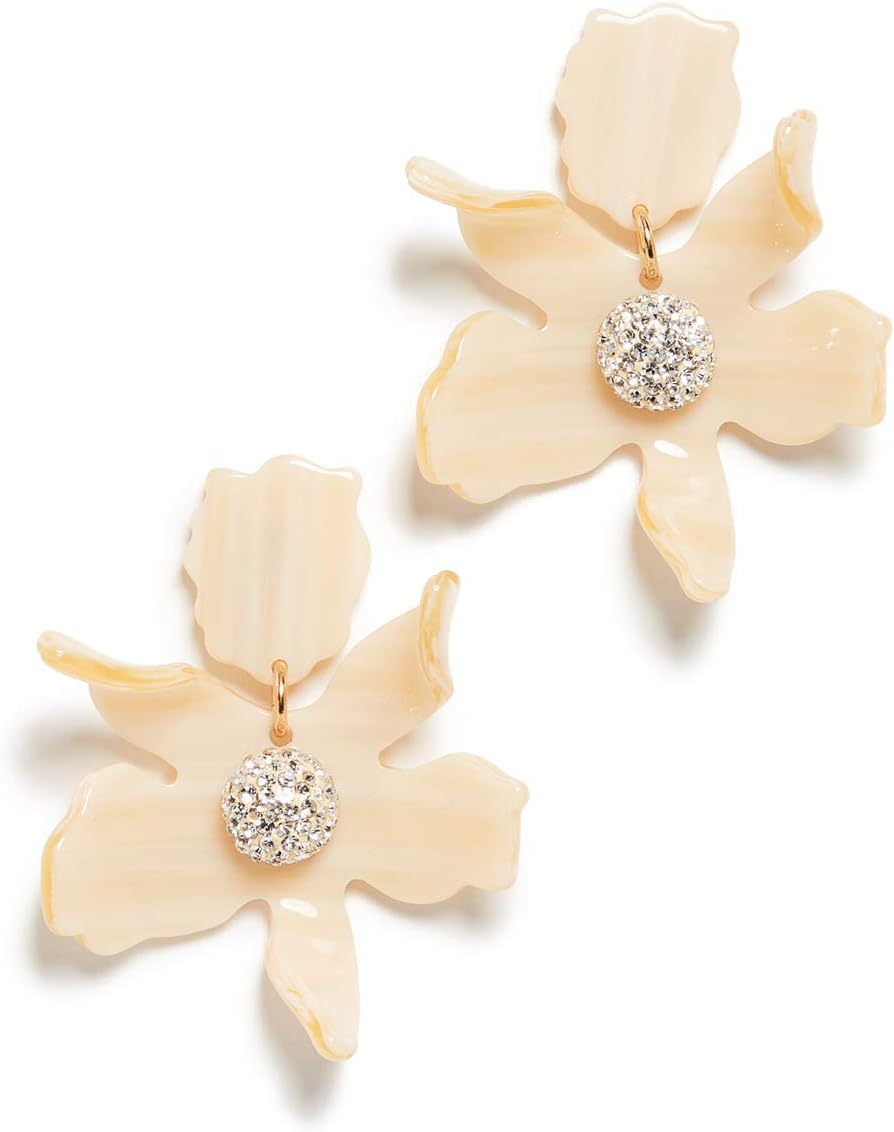 Lele Sadoughi Women's Small Crystal Lily Earrings